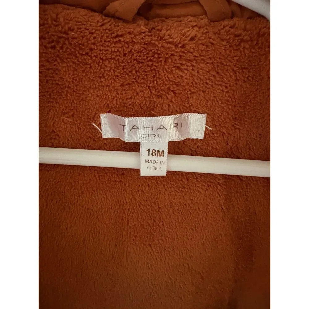 Toddler Girls' Tahari Coat with Faux Fur, Size 18 mos., NWT